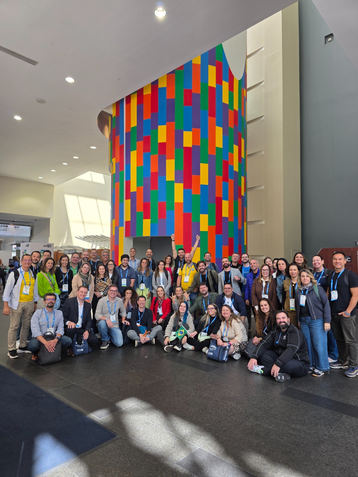 Foto da delegação brasileira durante o ATD